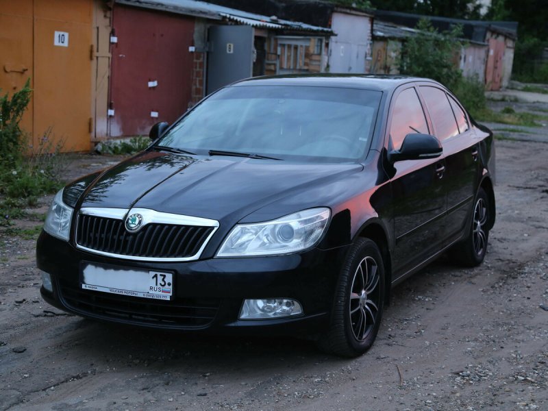 Skoda Octavia a5 тонированная