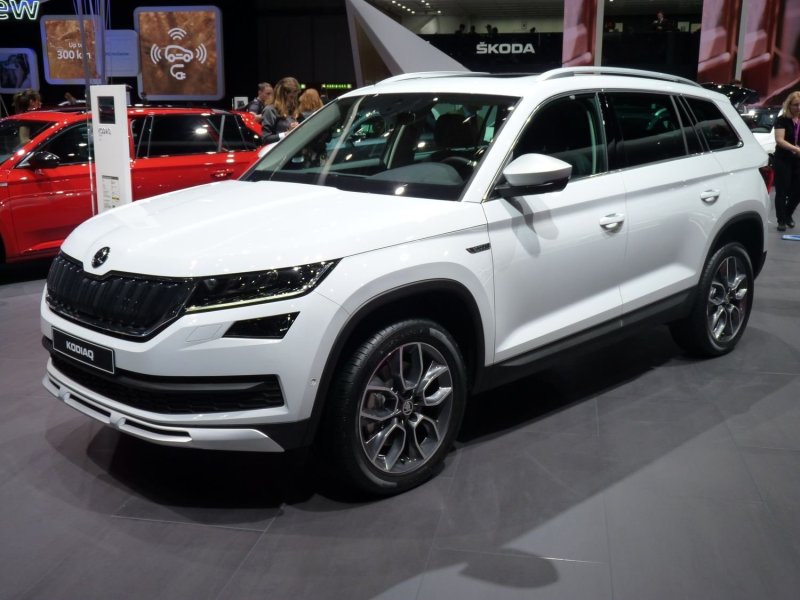 Skoda Kodiaq белый