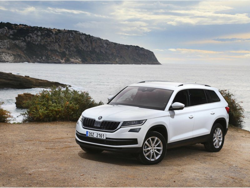 Skoda Кодиак белый