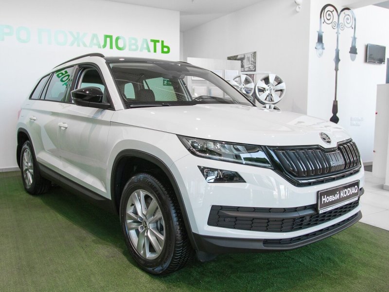 : Skoda Kodiaq 2020 белая