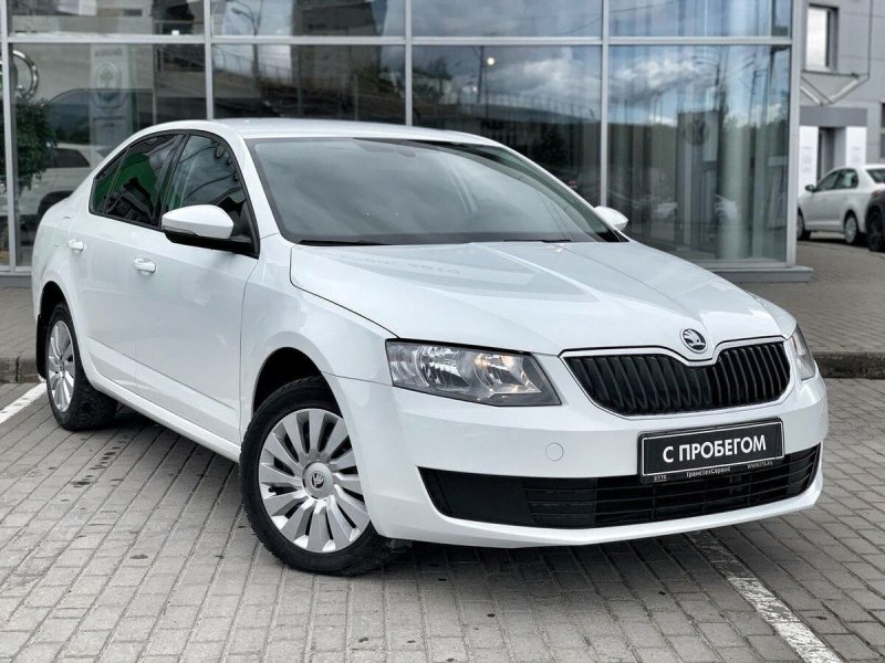 Skoda Octavia a8 черная