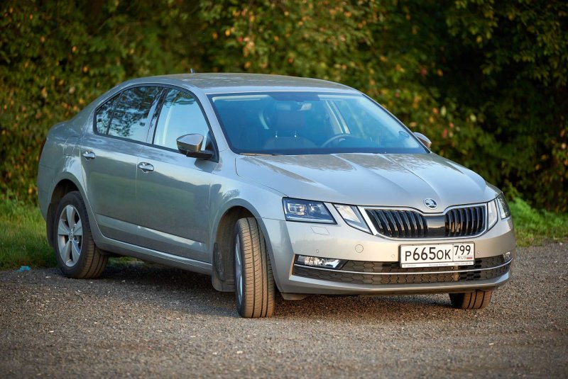 Škoda Octavia синяя