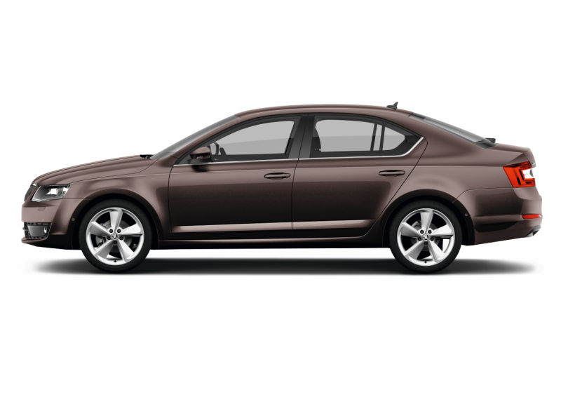 Skoda Octavia a7 сбоку