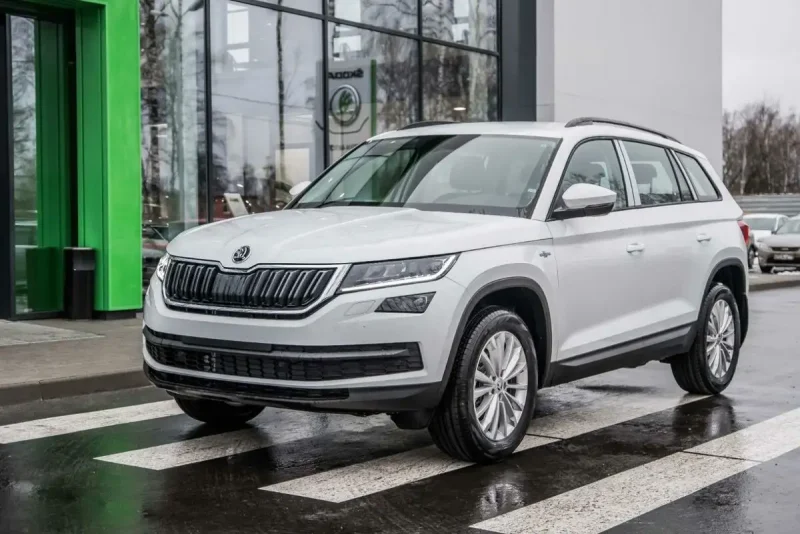 Skoda Kodiaq RS белый