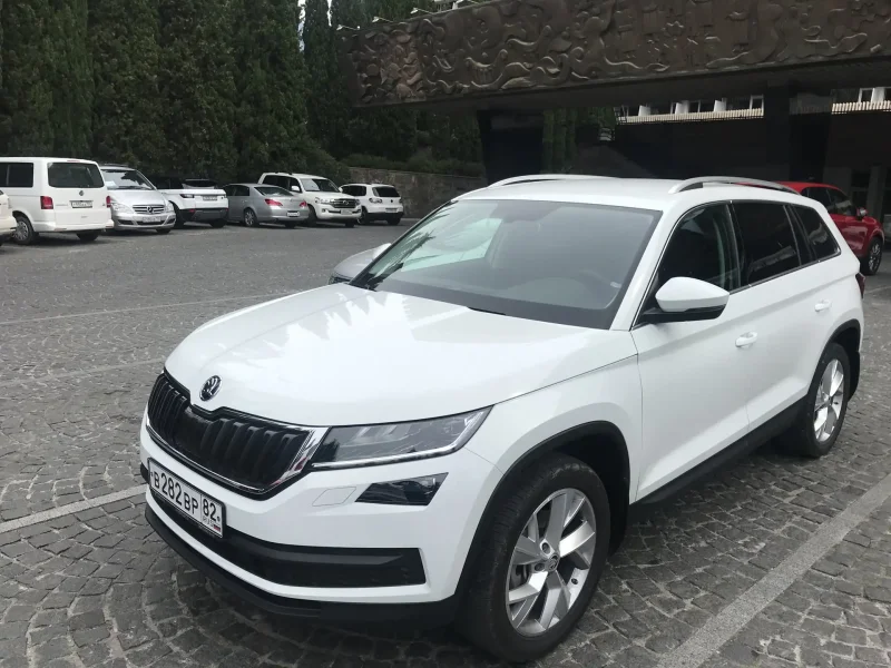 Skoda Kodiaq белый