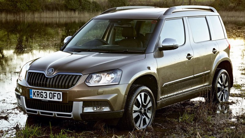 Skoda Yeti белая