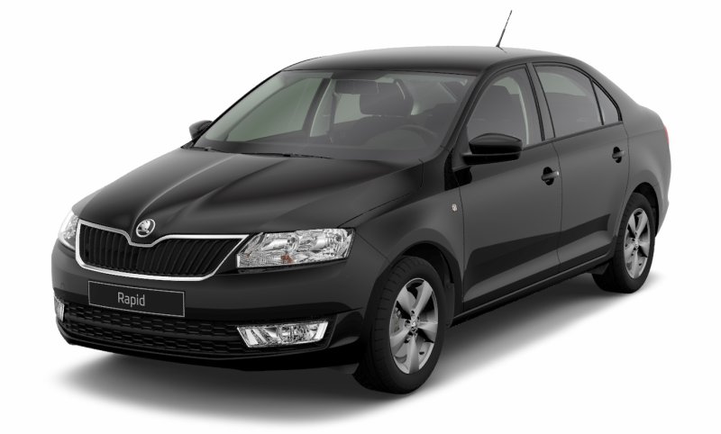 Škoda Rapid 2018 черный