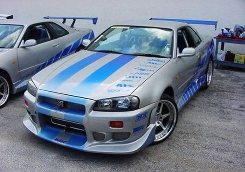 Skyline r34 GTR Форсаж