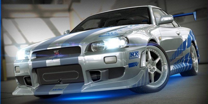 Nissan Skyline GTR r34 Форсаж