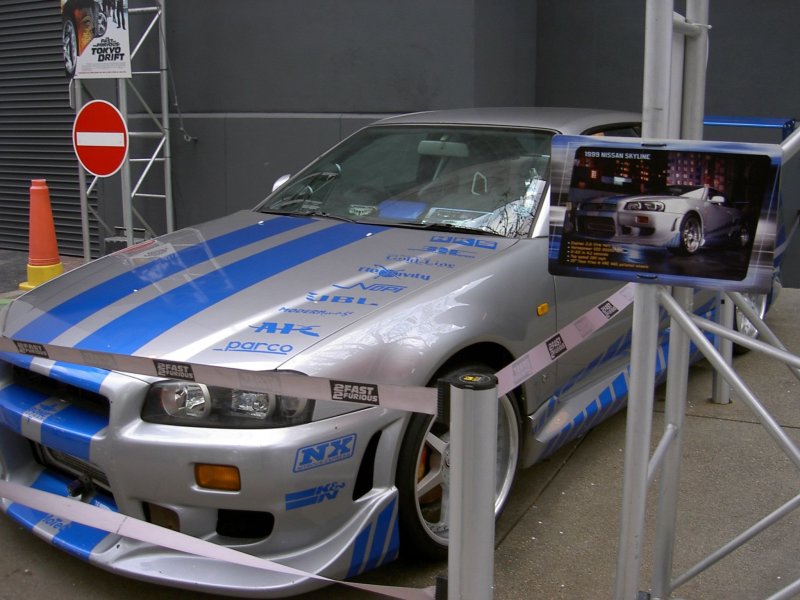 Nissan Skyline GTR r34 Форсаж 4