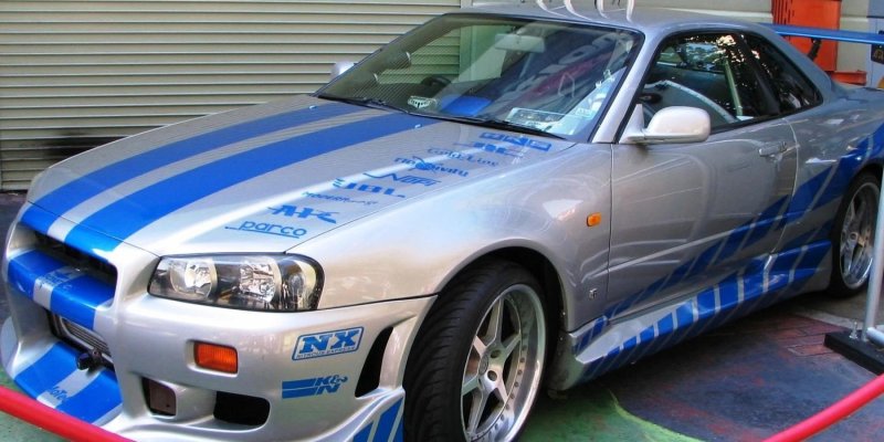 Nissan Skyline GTR r34 Форсаж