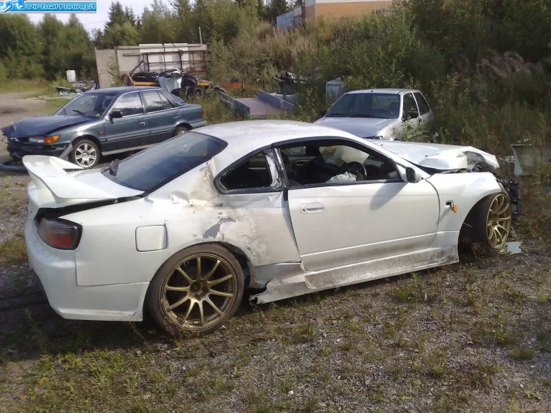 Nissan Silvia s15 crash