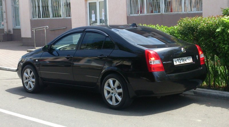 Nissan primera p12 черный