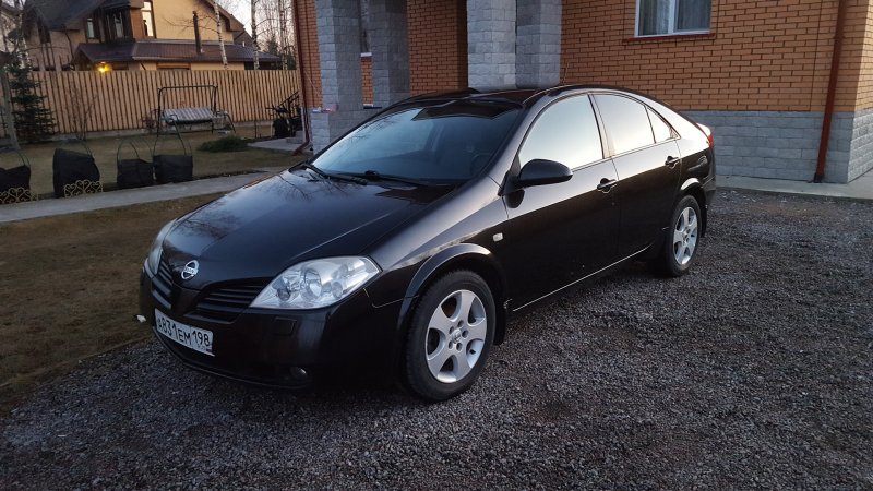 Nissan primera p12 белая