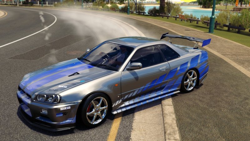 Skyline r34 GTR Форсаж