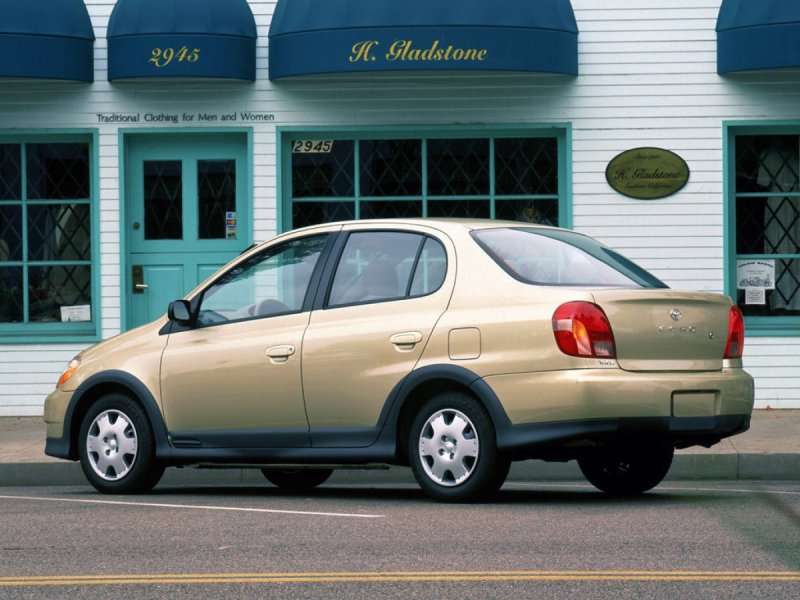 Toyota Echo, i, 1999 — 2005, седан