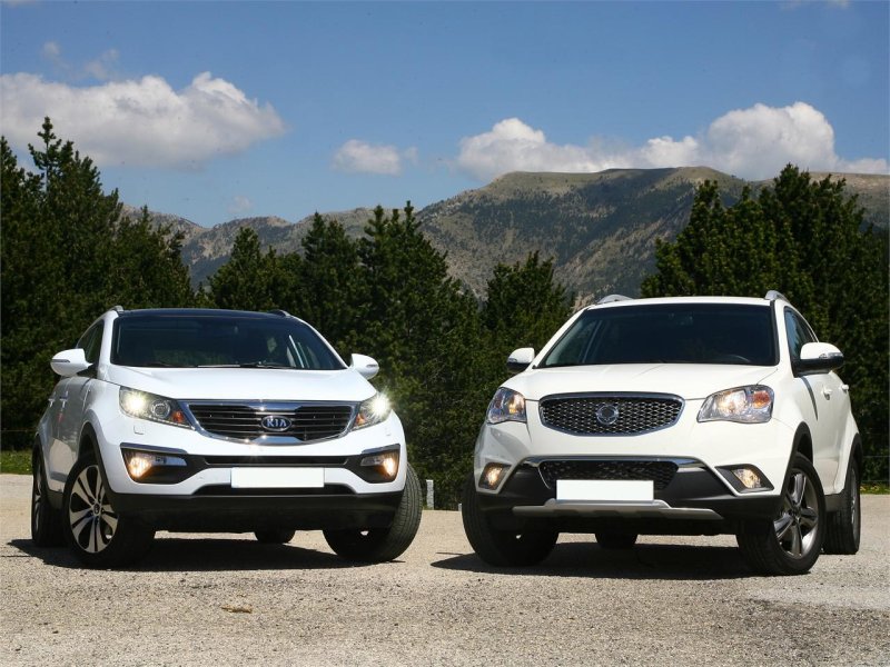 Kia Sportage 2 vs SSANGYONG Actyon