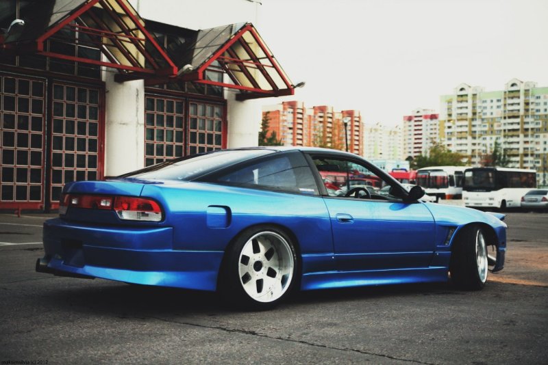 Nissan 180sx Blue