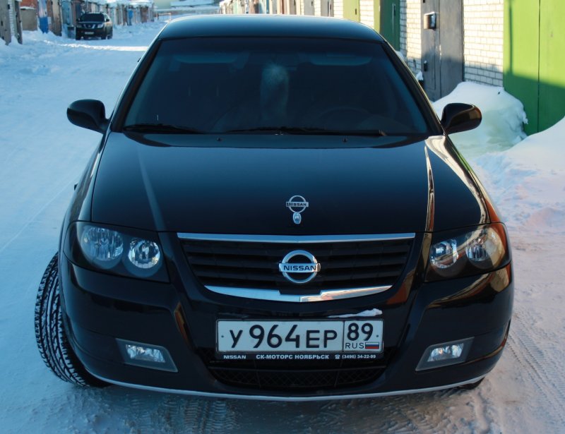 Nissan Almera Classic тонировка передних фар