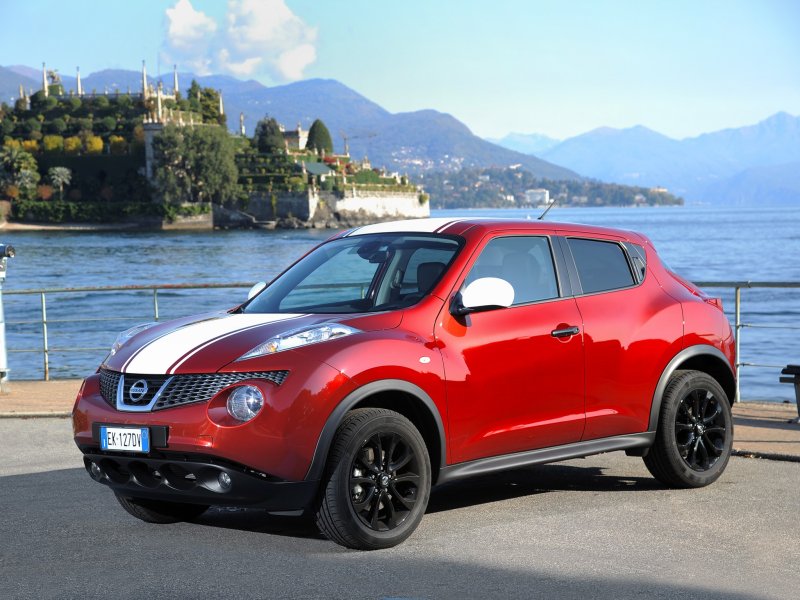 Nissan Juke красный