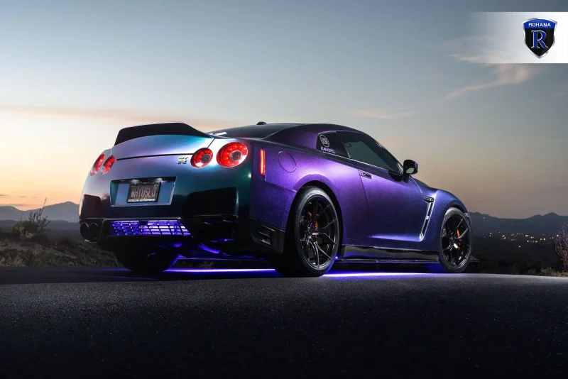 Nissan GTR r35 неон