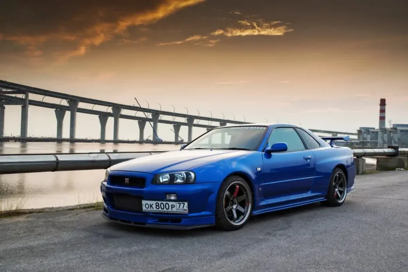 Nissan Skyline GTR r34 mp4