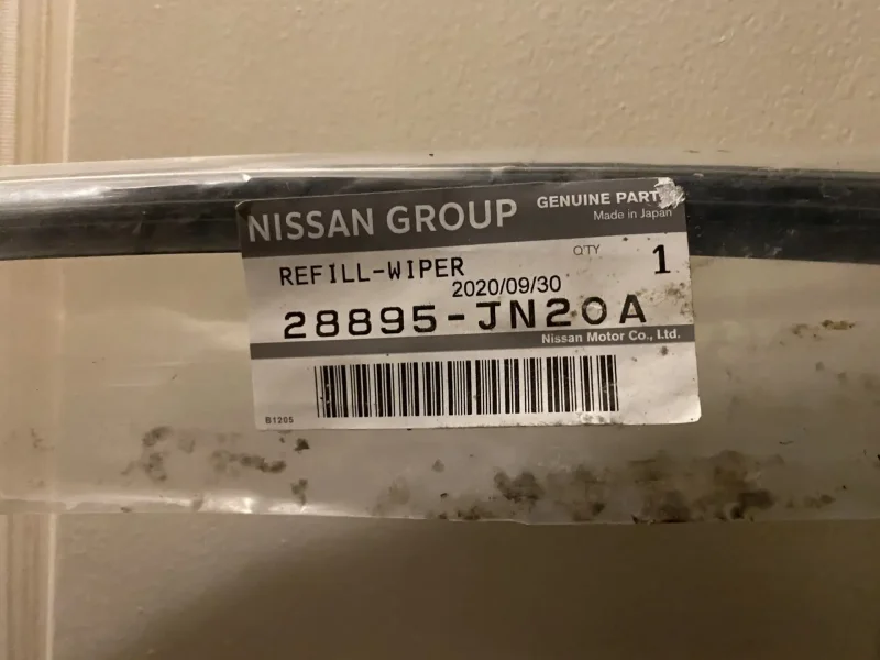 Резинка стеклоочистителя Nissan Qashqai j11