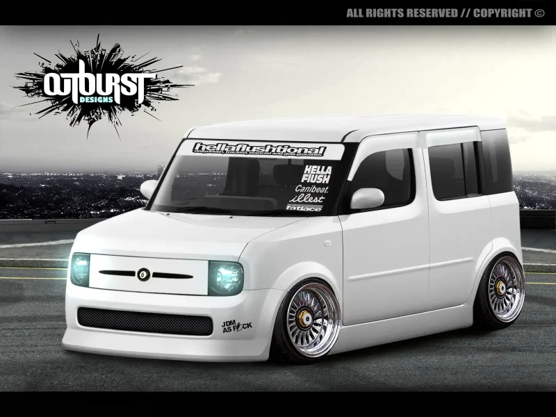 Nissan Cube z11 stance