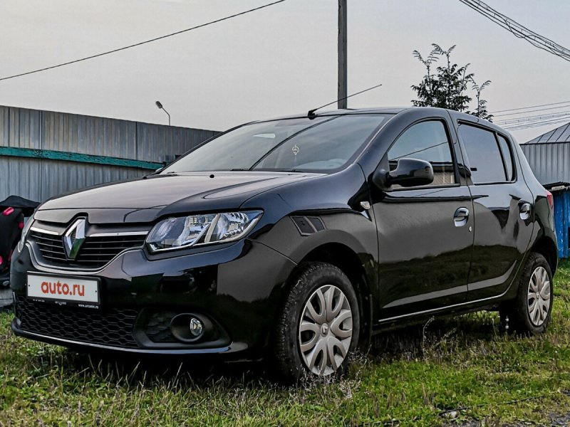 Renault Sandero Stepway 2016 черный