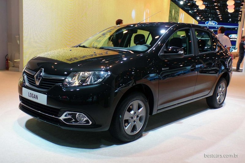 Renault Logan синий 2016