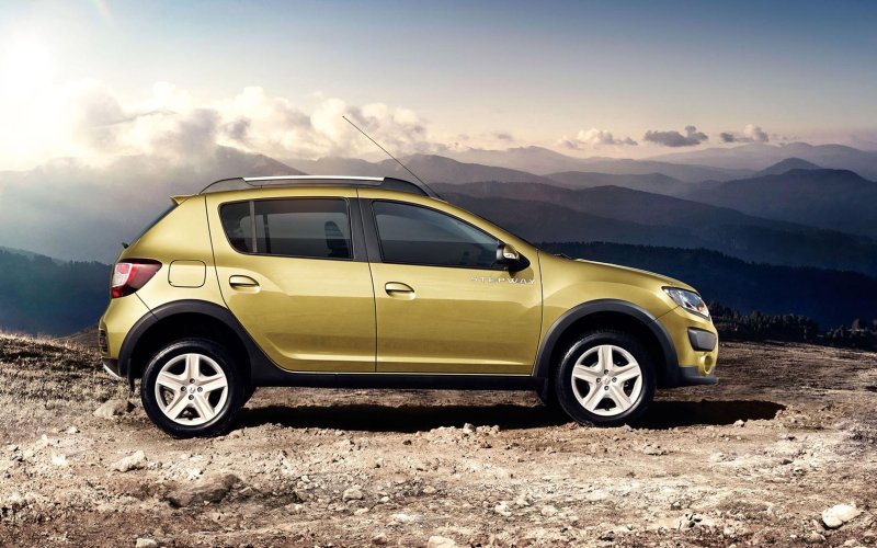 Renault Sandero Stepway серебристый