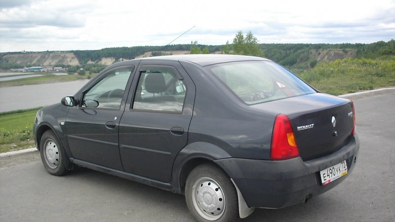 Renault Logan 2008 темно серый