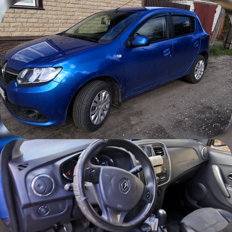 Renault Logan 2 синий