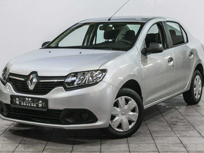 Renault Logan 2015 синий