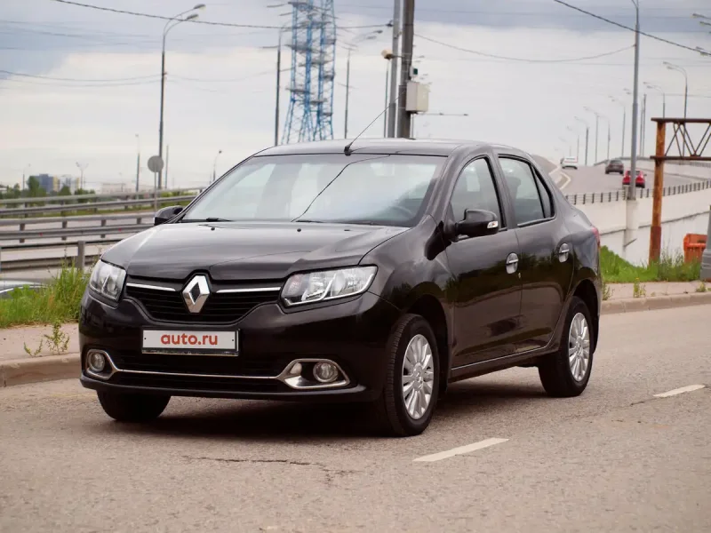Renault Logan 2016 черный