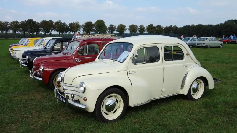 Renault 4cv car schema