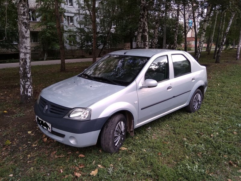 Renault Logan, 2008 серый
