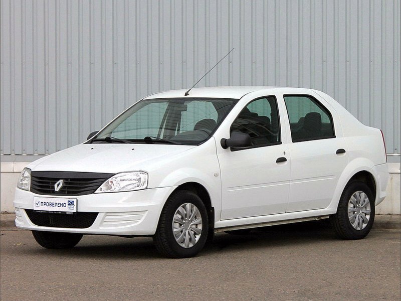 Renault Logan белый