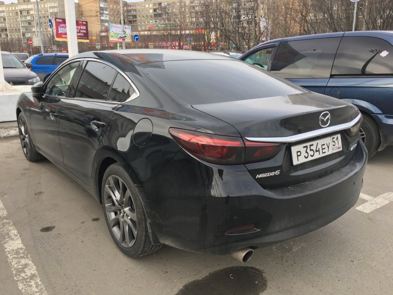 Mazda 6, 2008 тонированная