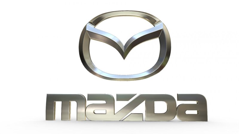 Logo Мазда 3d модель