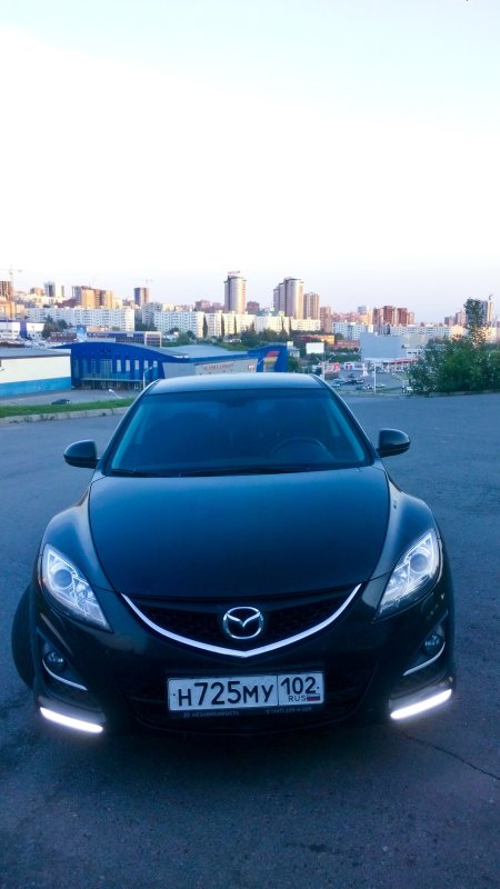 Mazda 6gh Рестайлинг ходовые огни