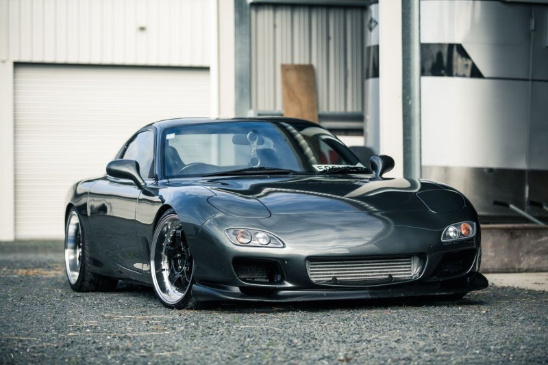 Mazda rx7 серая