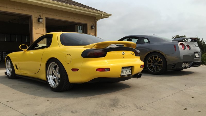 Mazda rx7 1993 Yellow