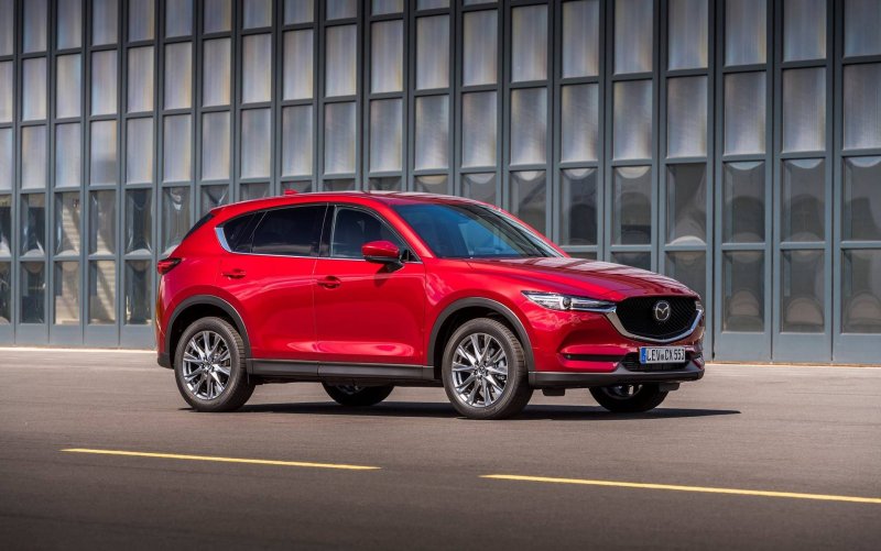 Mazda cx5 2020 красная