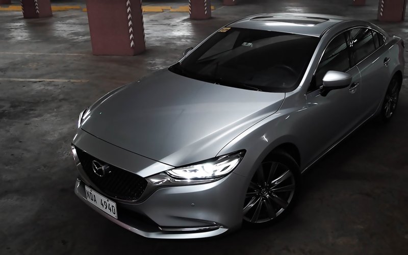 Mazda 6 GH серебристая