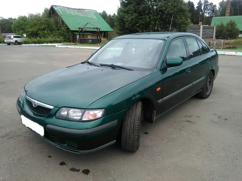 Mazda 626 1998 зеленая