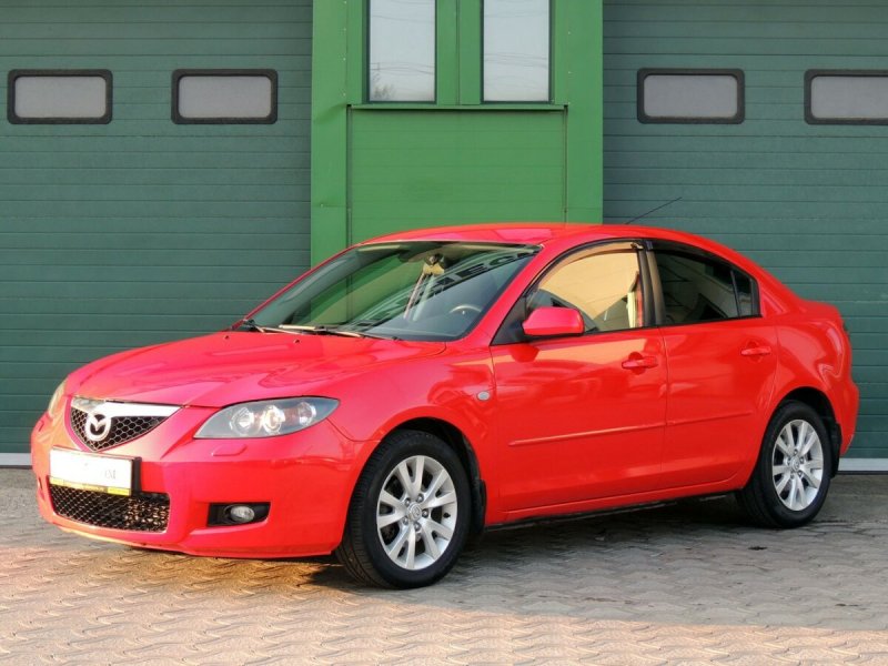 Mazda 3 2007 седан красный