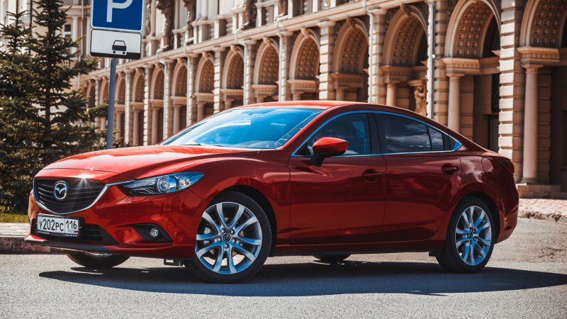 Mazda 6 2016 красная