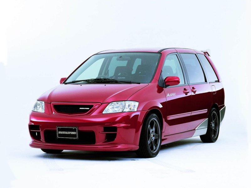 Mazda MPV 2003 красная