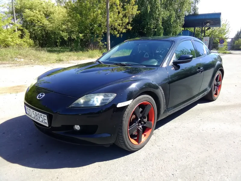 Mazda rx6 серая